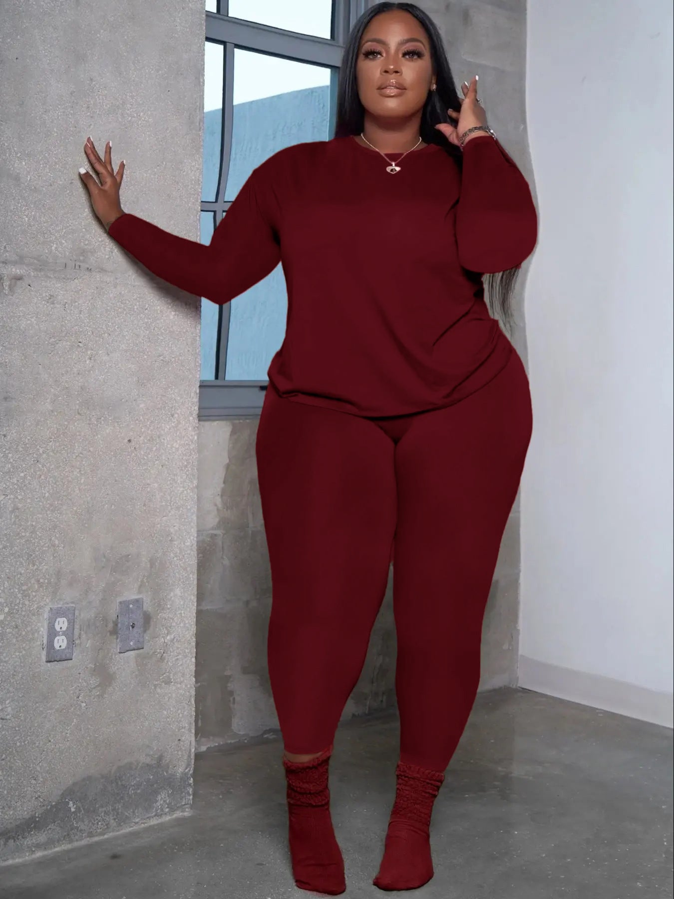 VVZ Women's Plus Size 2-Piece Set