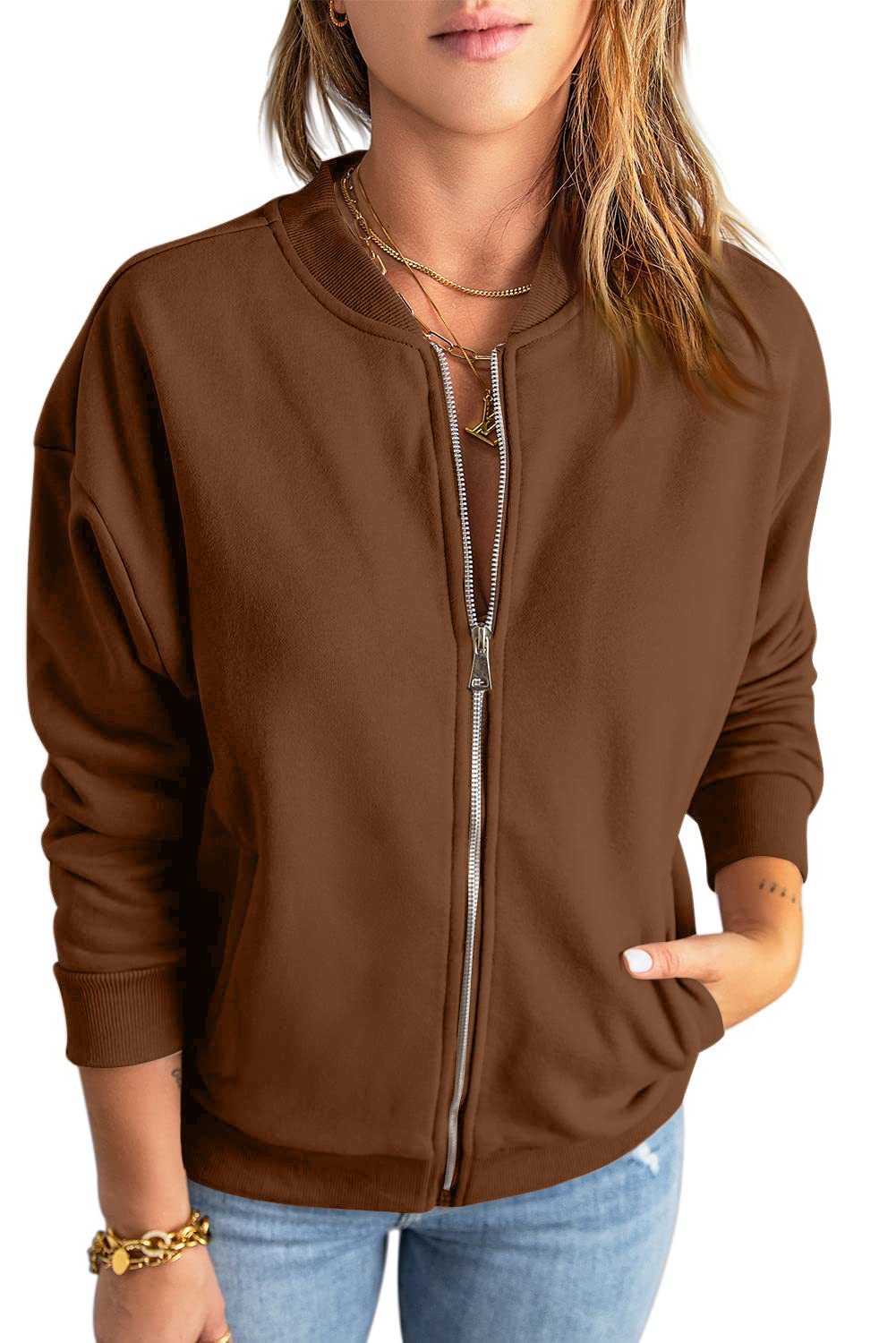 VVZ Womens Zip Up Sweatshirts Jackets