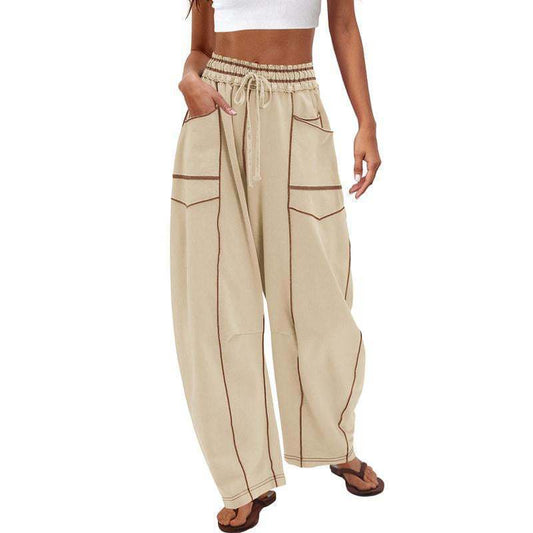 VVZ Women's High Waisted Barrel Sweatpants