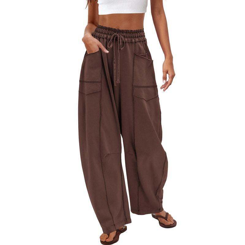 VVZ Women's High Waisted Barrel Sweatpants