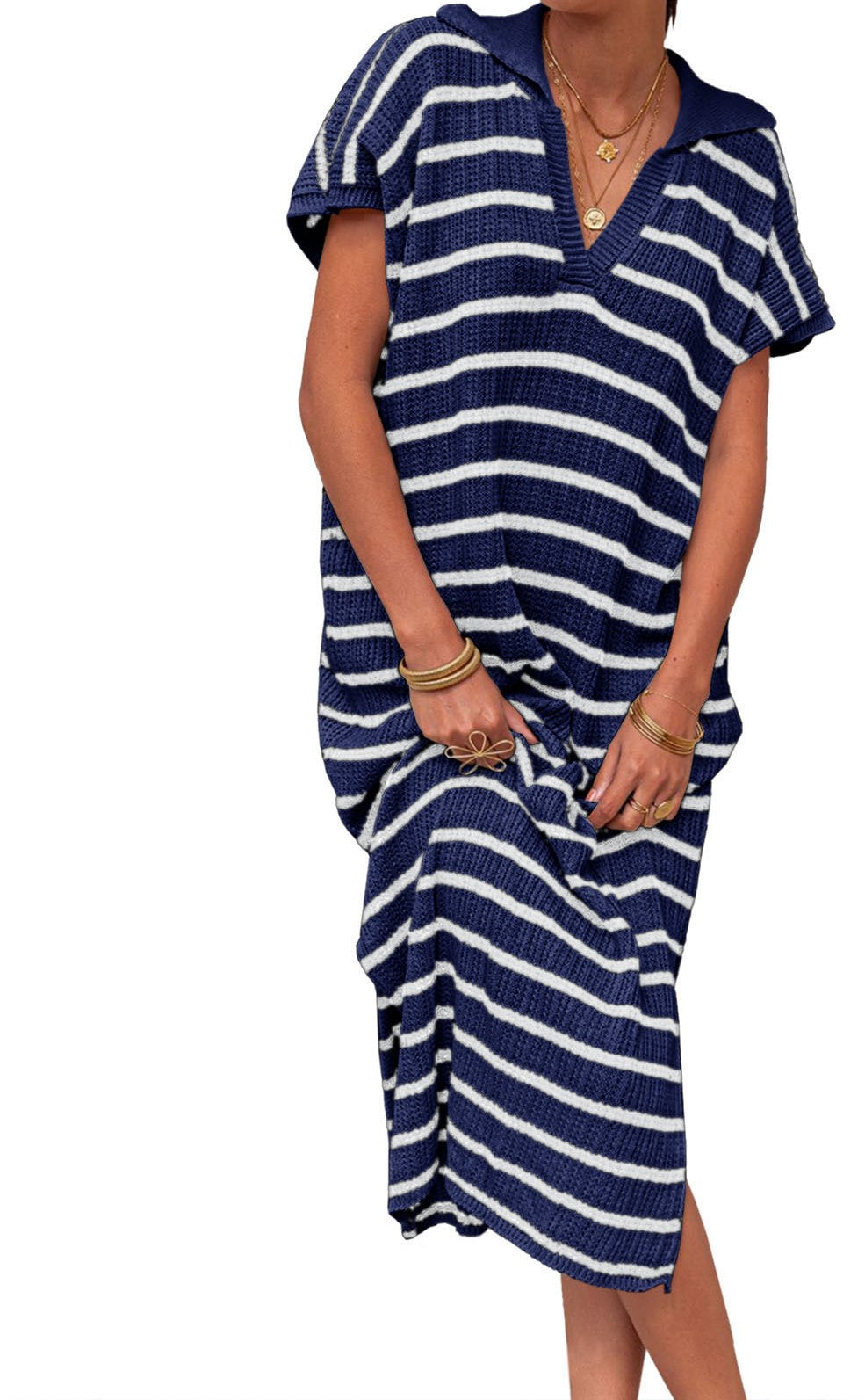 VVZ Women's Striped Summer Dress