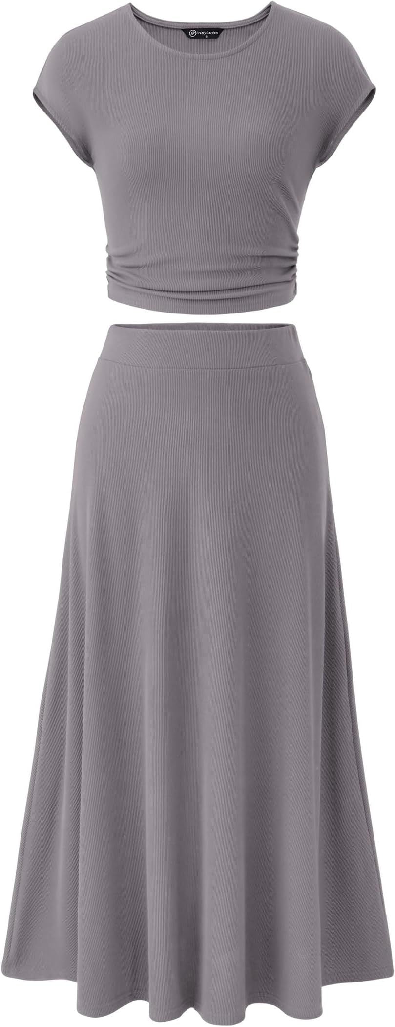 VVZ Women Two-Piece Skirt Set