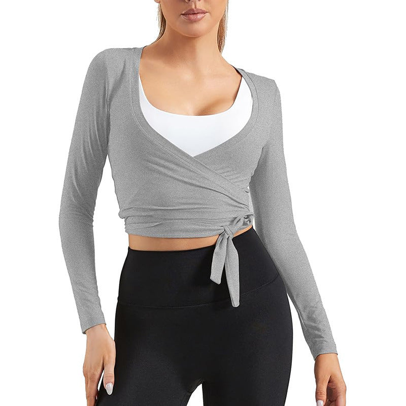 VVZ Women's Fashion Aesthetic Solid-Color Lace-Up Top