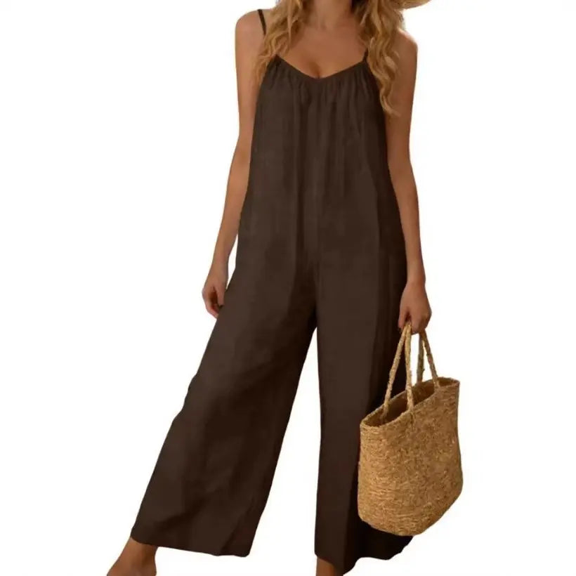 VVZ Women's Backless Jumpsuit