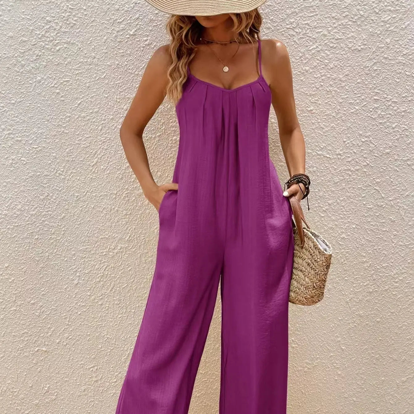 VVZ Women's Backless Jumpsuit