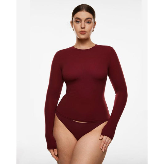 VVZ  Soft Single-Layer Basic Long Sleeve Shirts