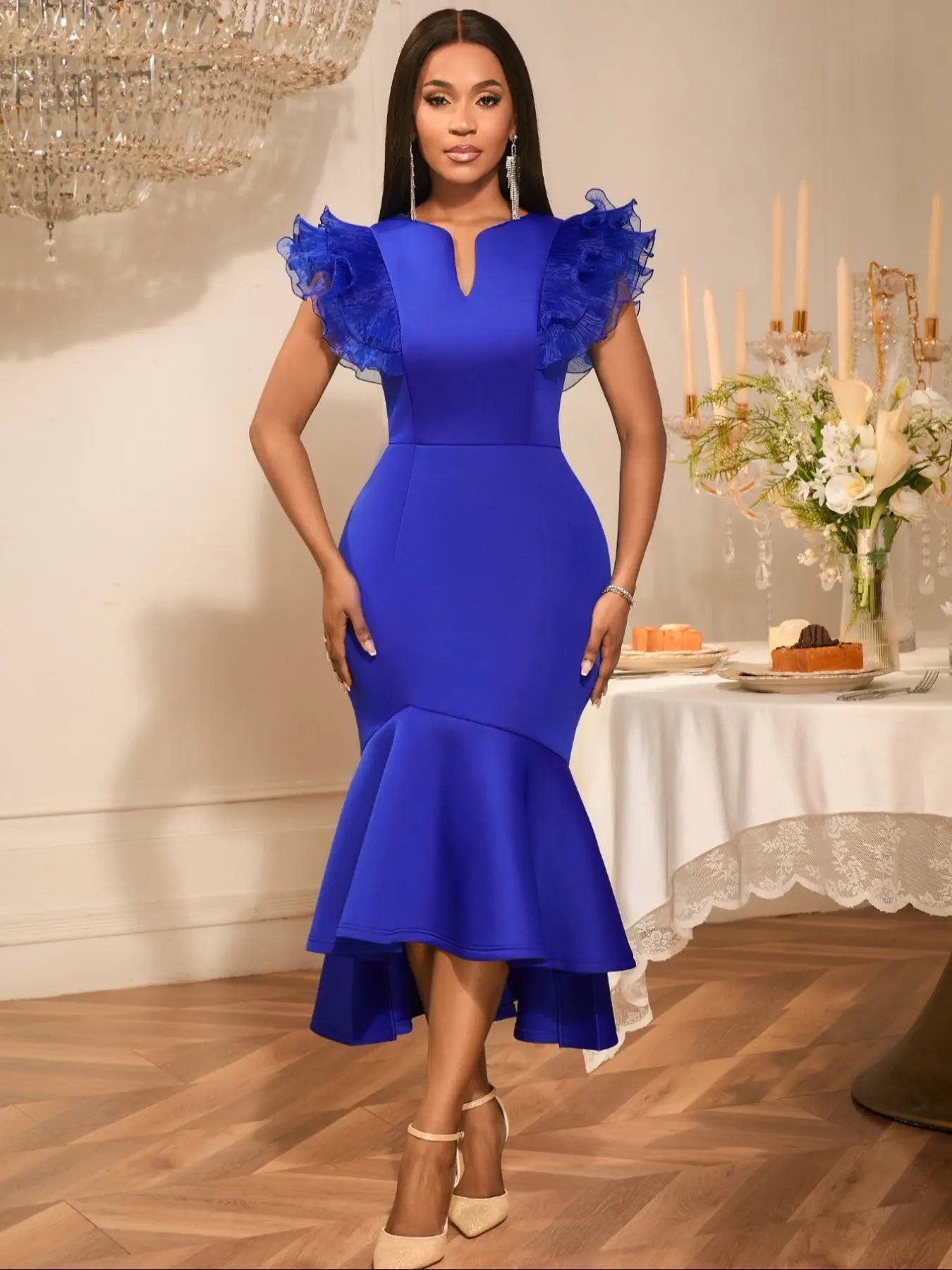 VVZ Sexy European-Style Mermaid Gown