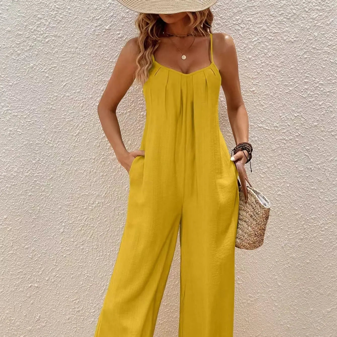 VVZ Women's Backless Jumpsuit
