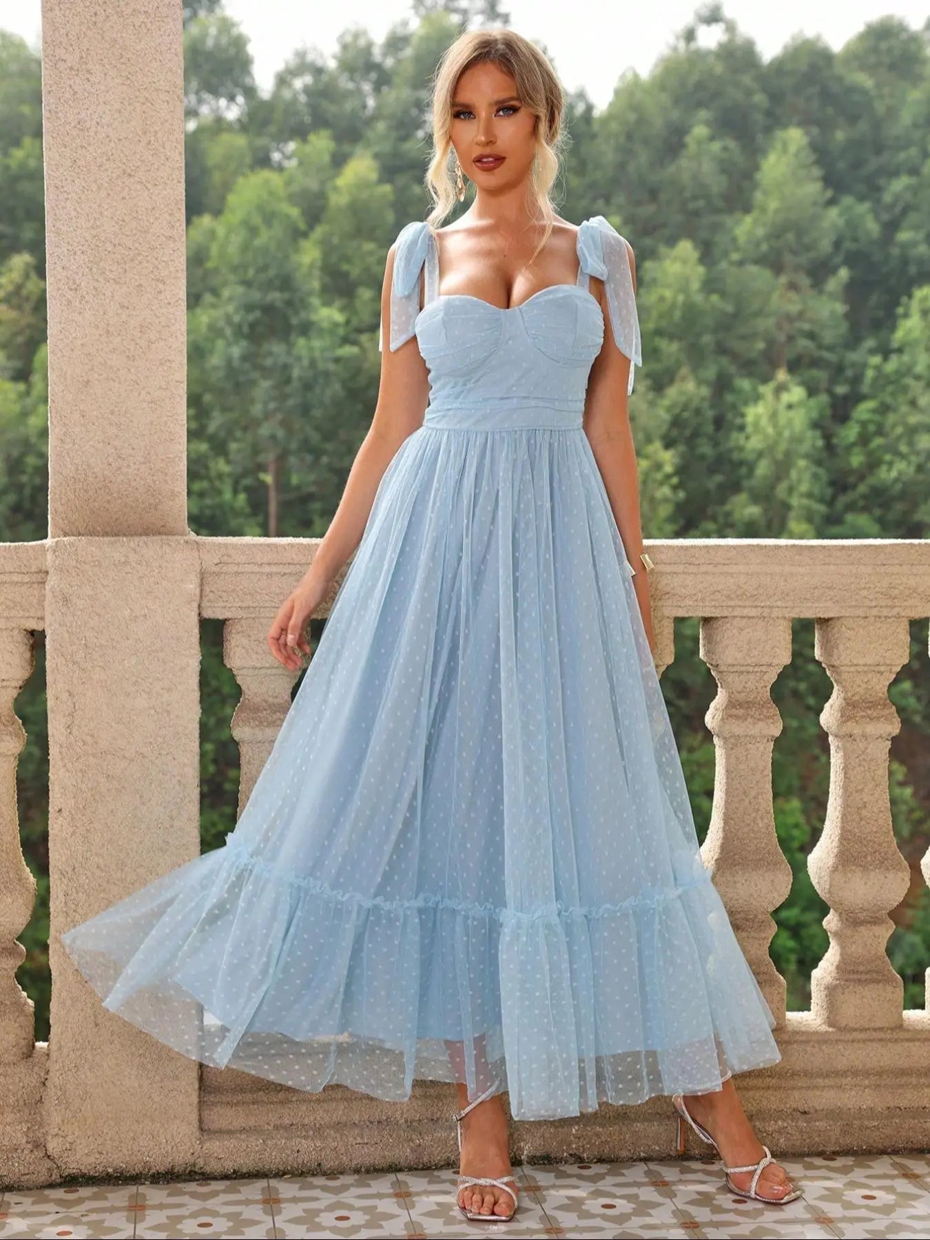 VVZ Strappy A-Line Dress