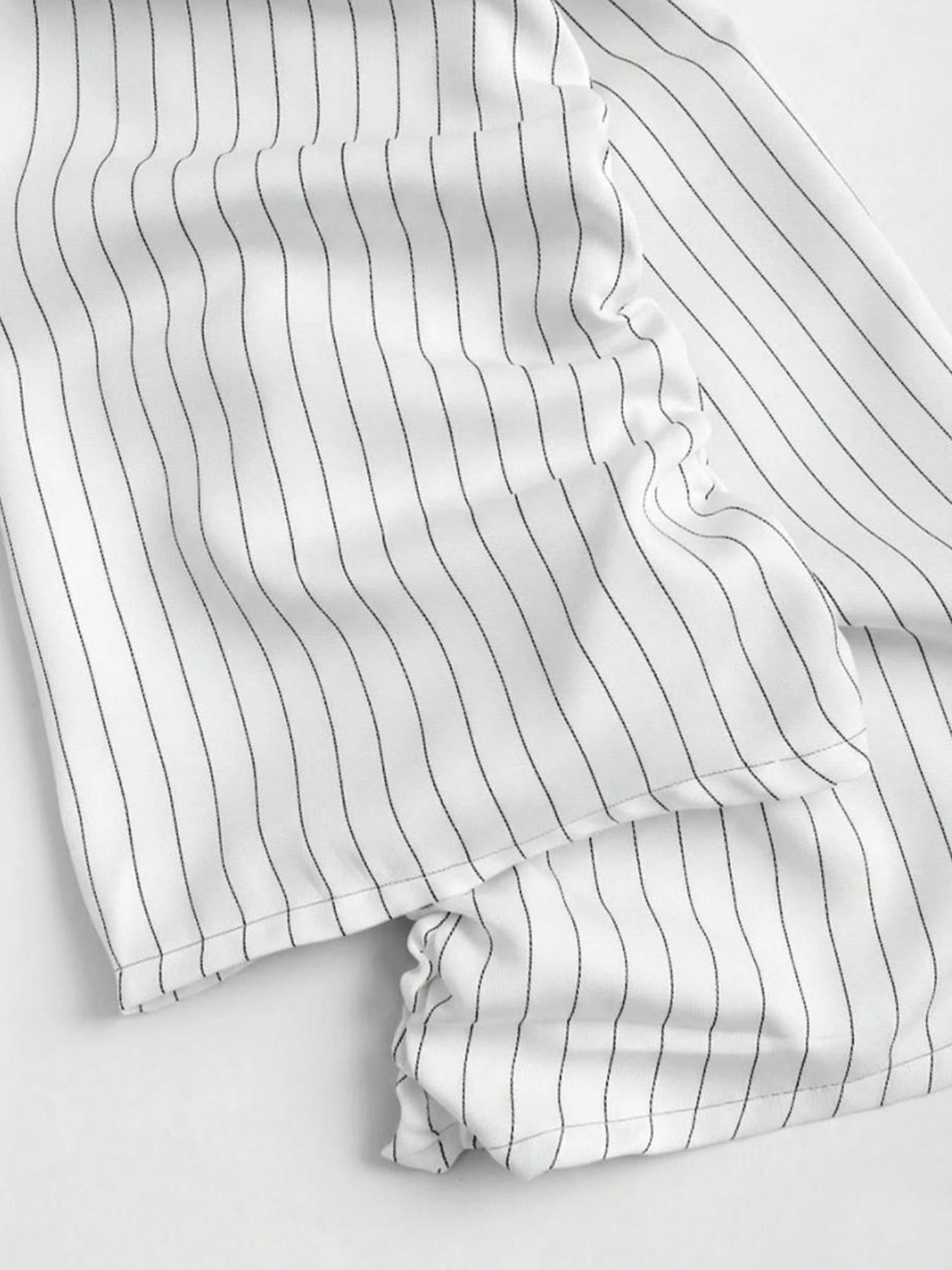 VVZ Women's Striped Panel Slim-Fit Off-Shoulder Top