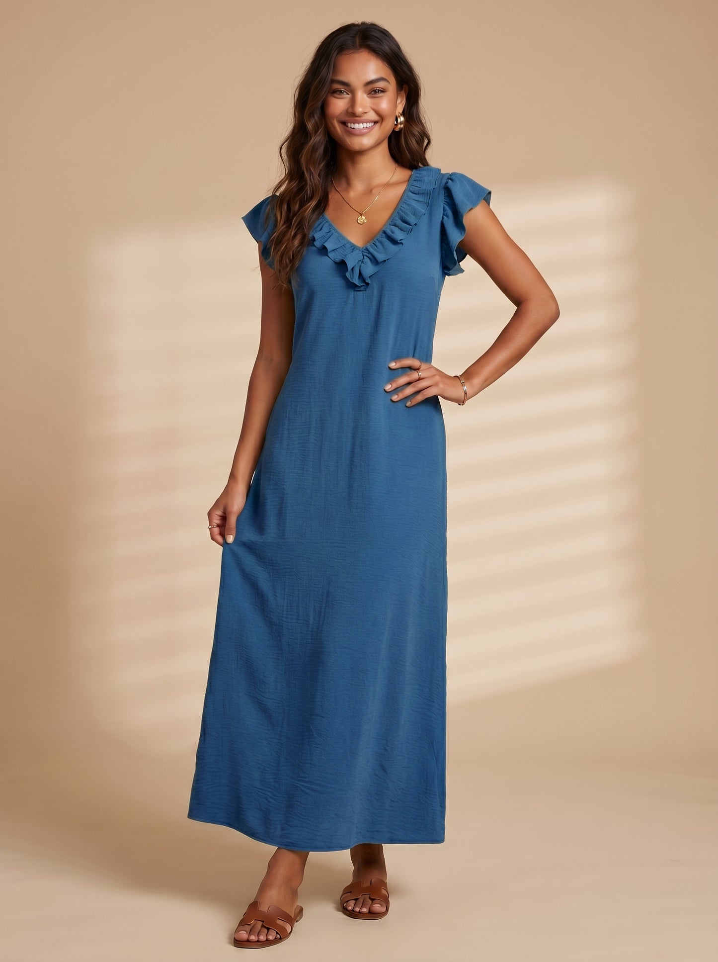 VVZ Summer Bohemian-Style Maxi Dress