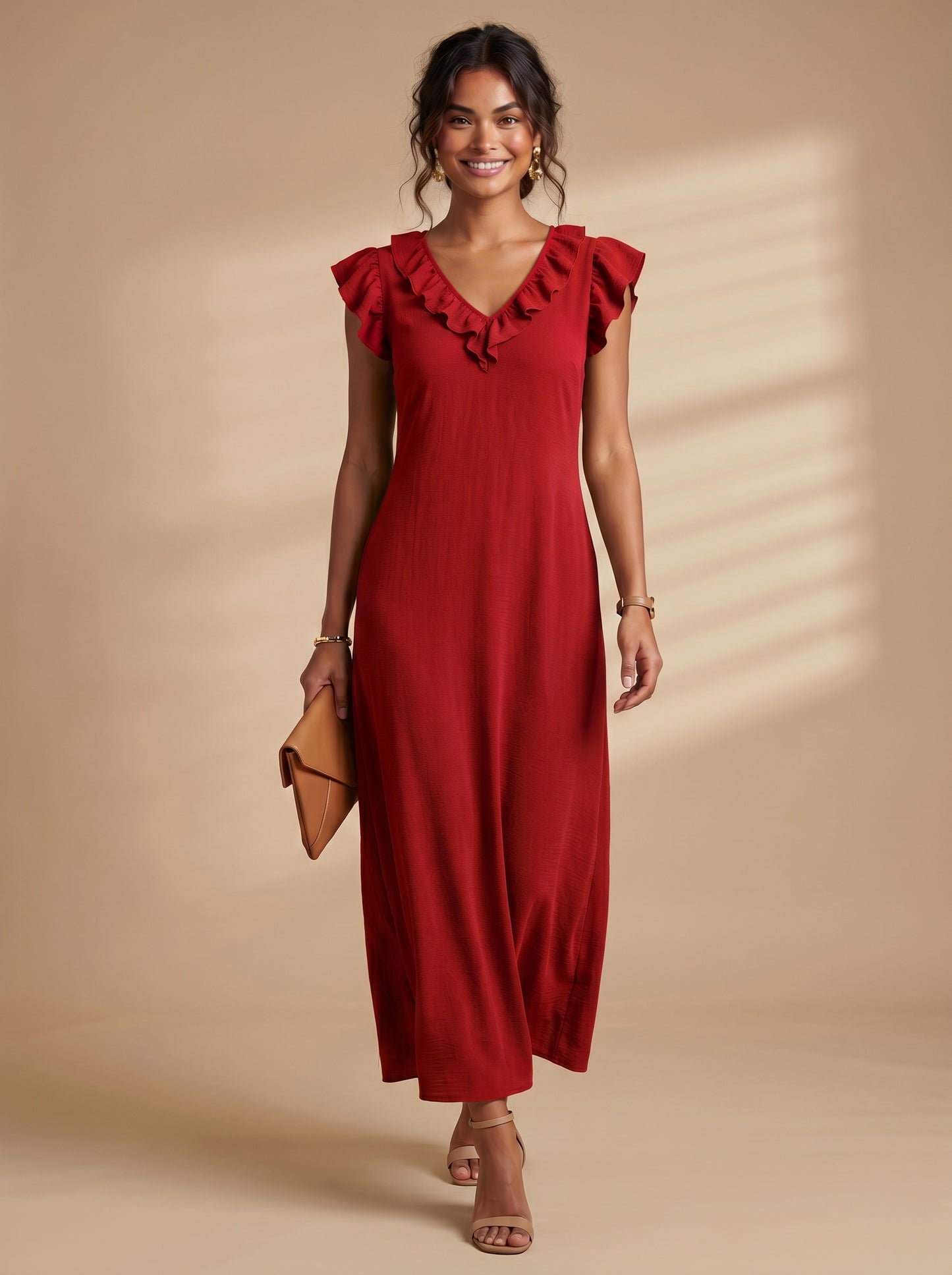 VVZ Summer Bohemian-Style Maxi Dress