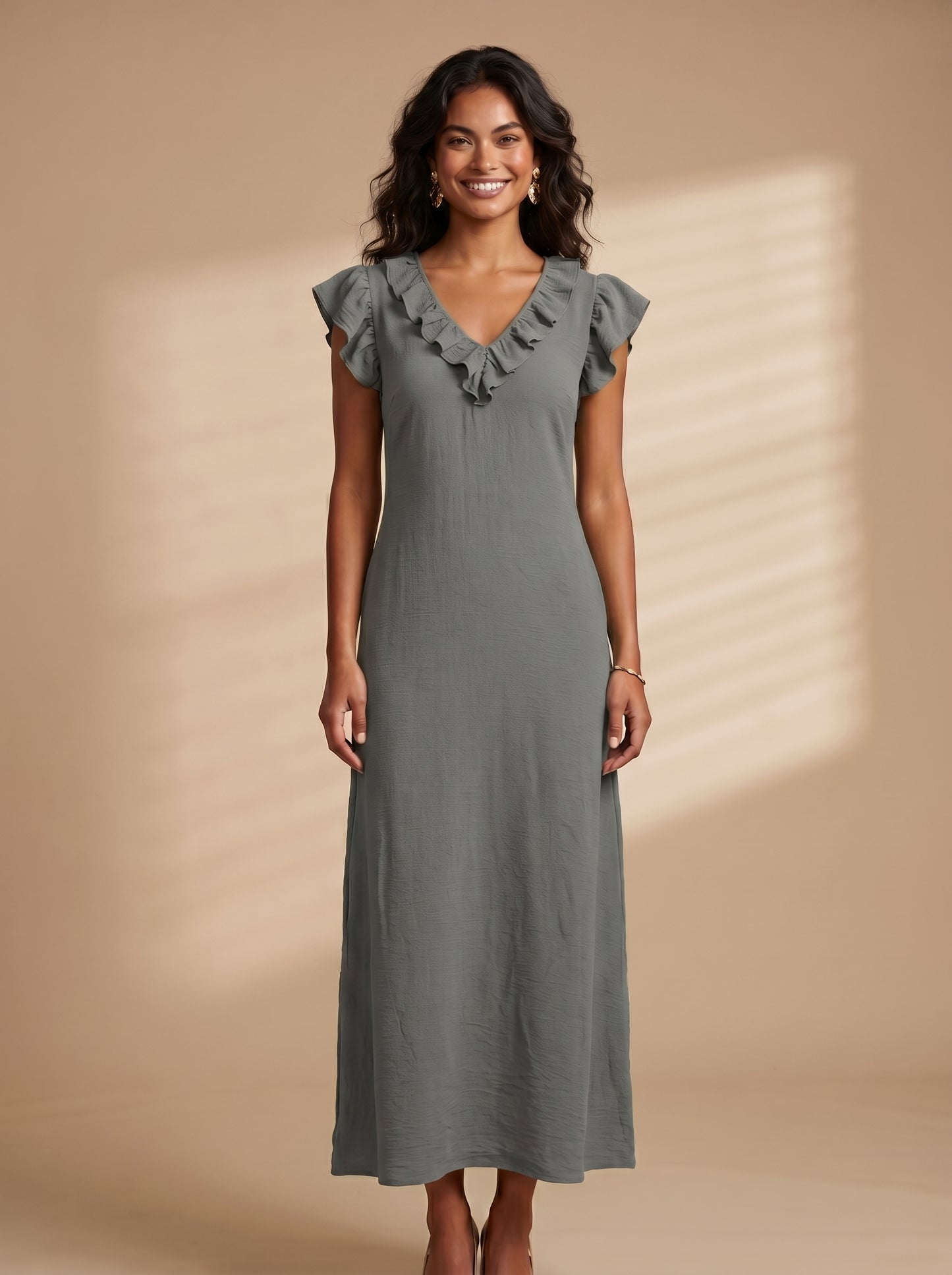 VVZ Summer Bohemian-Style Maxi Dress